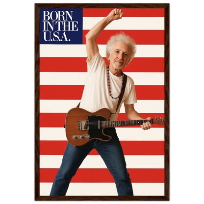 Personalized Music Star Portrait – Framed Print - Masterpiece Print