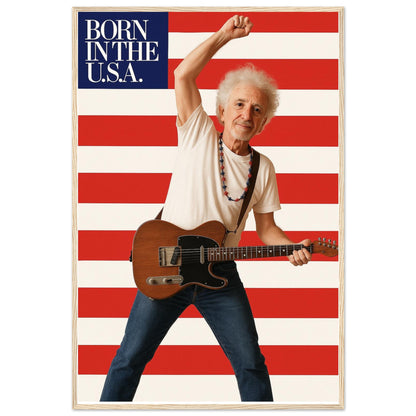 Personalized Music Star Portrait – Framed Print - Masterpiece Print