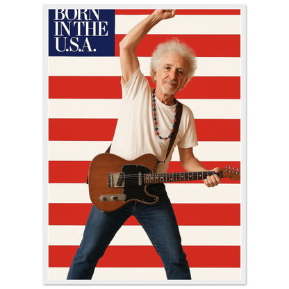 Personalized Music Star Portrait – Framed Print - Masterpiece Print