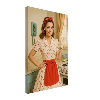 Personalized Pin-Up Portrait – Canvas - Masterpiece Print