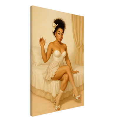 Personalized Pin-Up Portrait – Canvas - Masterpiece Print