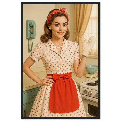 Personalized Pin-Up Portrait – Framed Print - Masterpiece Print