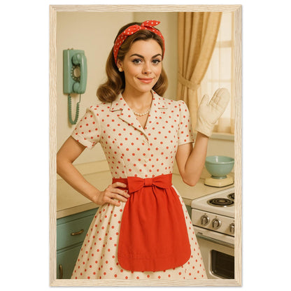 Personalized Pin-Up Portrait – Framed Print - Masterpiece Print