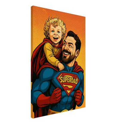 Personalized Portrait for Father – Canvas - Masterpiece Print