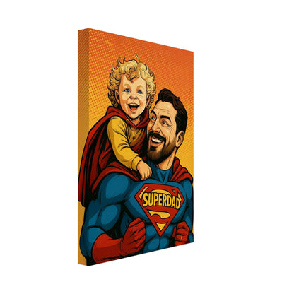 Personalized Portrait for Father – Canvas - Masterpiece Print