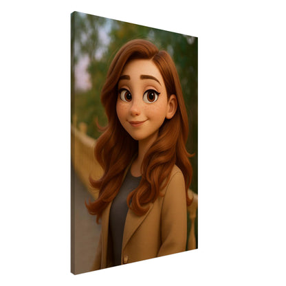 Personalized Portrait for Her – Canvas - Masterpiece Print