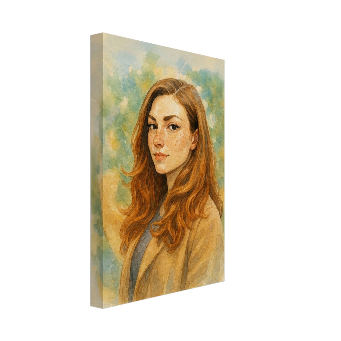 Personalized Portrait for Her – Canvas - Masterpiece Print