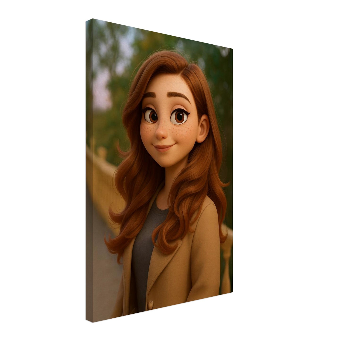 Personalized Portrait for Her – Canvas - Masterpiece Print