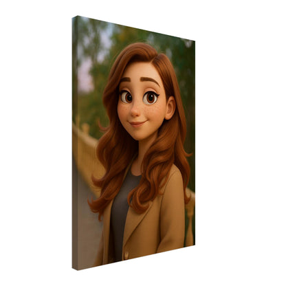 Personalized Portrait for Her – Canvas - Masterpiece Print