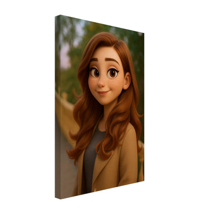 Personalized Portrait for Her – Canvas - Masterpiece Print