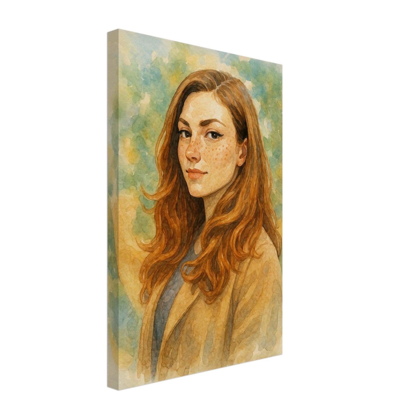 Personalized Portrait for Her – Canvas - Masterpiece Print