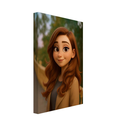 Personalized Portrait for Her – Canvas - Masterpiece Print
