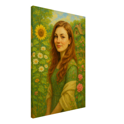 Personalized Portrait for Her – Canvas - Masterpiece Print