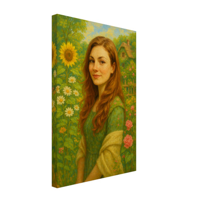 Personalized Portrait for Her – Canvas - Masterpiece Print
