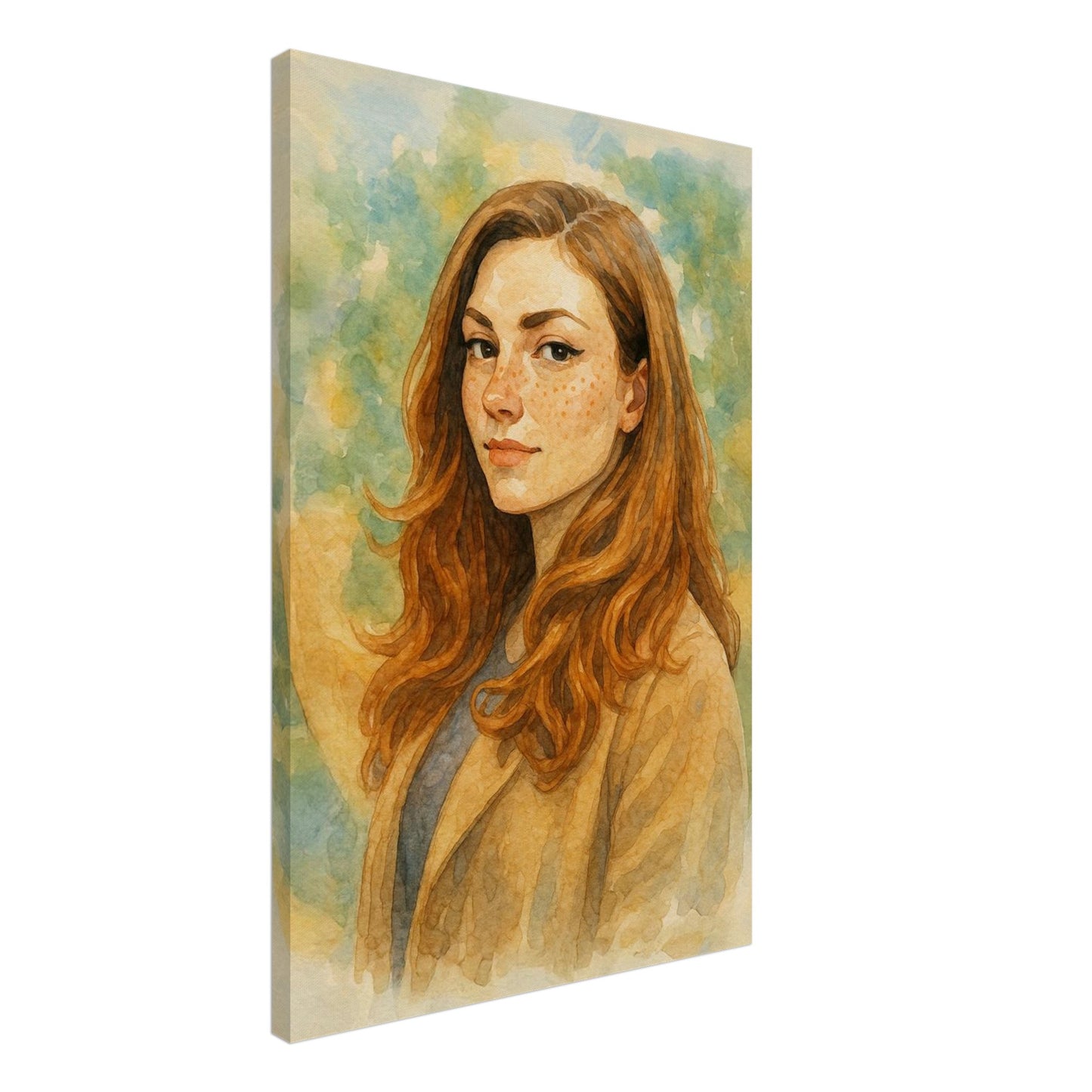 Personalized Portrait for Her – Canvas - Masterpiece Print