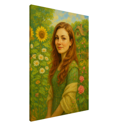Personalized Portrait for Her – Canvas - Masterpiece Print