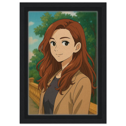 Personalized Portrait for Her – Framed Canvas - Masterpiece Print