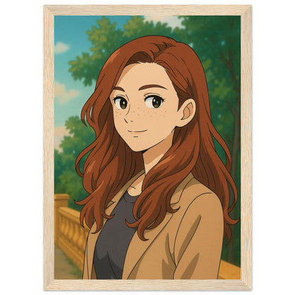 Personalized Portrait for Her – Framed Print - Masterpiece Print