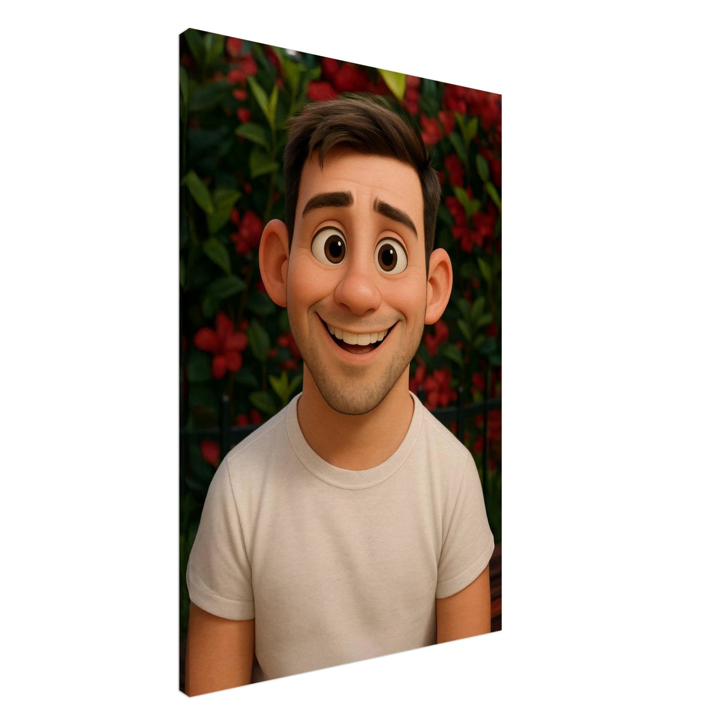 Personalized Portrait for Him – Canvas - Masterpiece Print