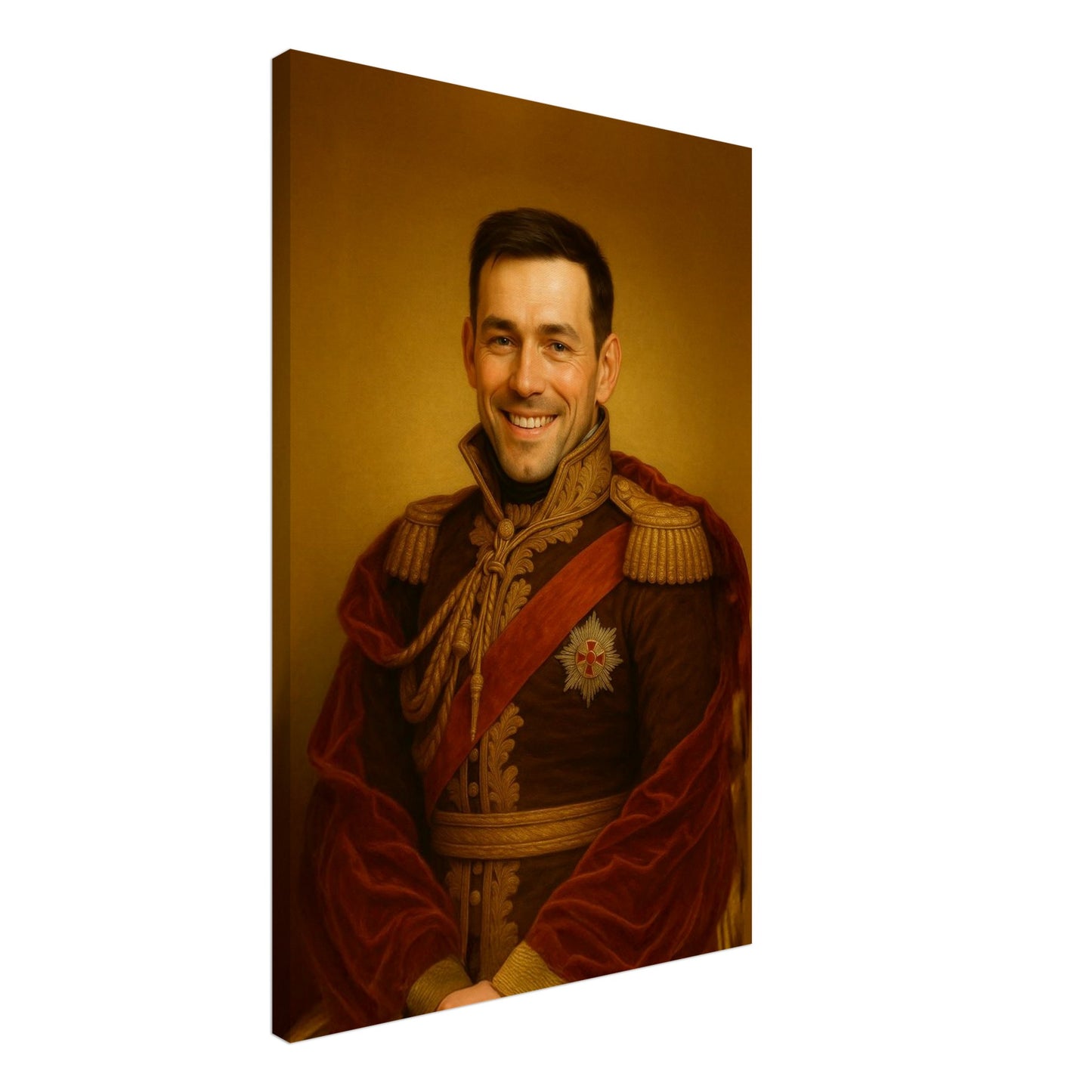 Personalized Portrait for Him – Canvas - Masterpiece Print
