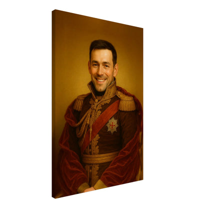 Personalized Portrait for Him – Canvas - Masterpiece Print