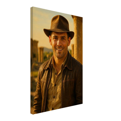 Personalized Portrait for Him – Canvas - Masterpiece Print