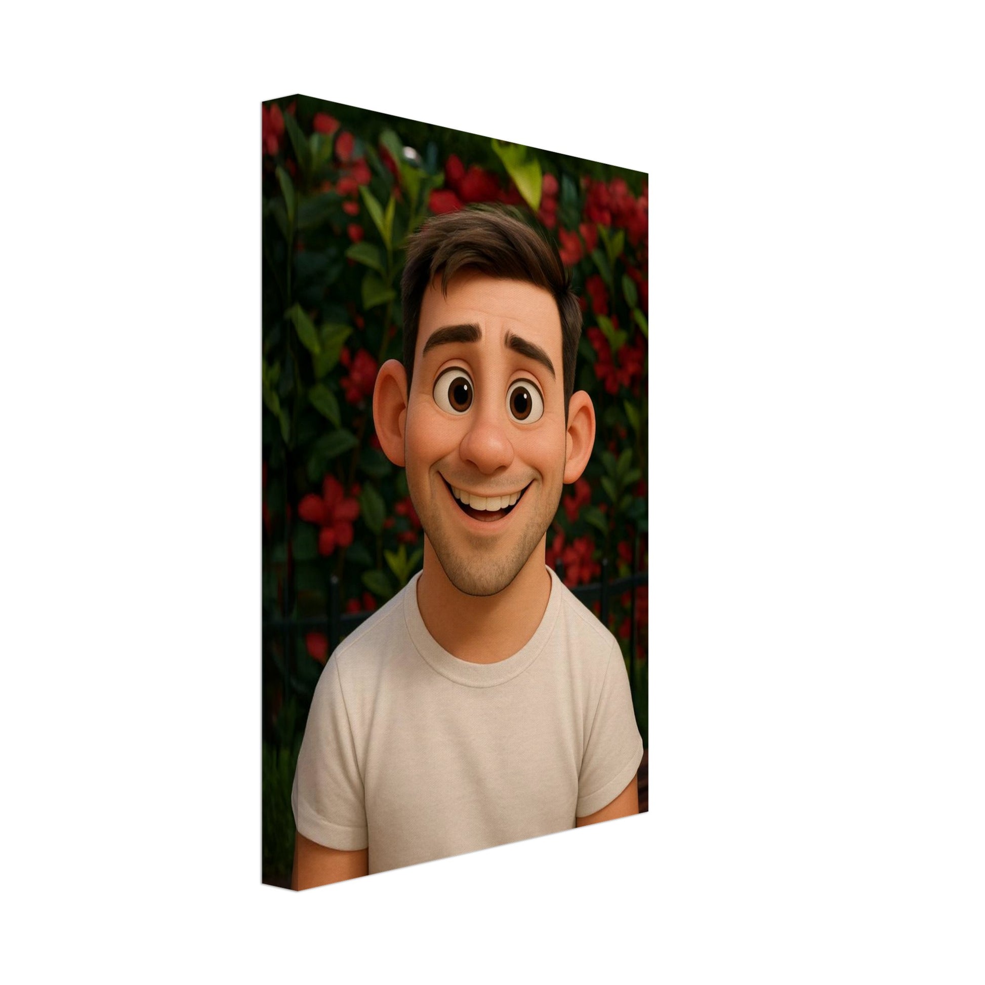 Personalized Portrait for Him – Canvas - Masterpiece Print
