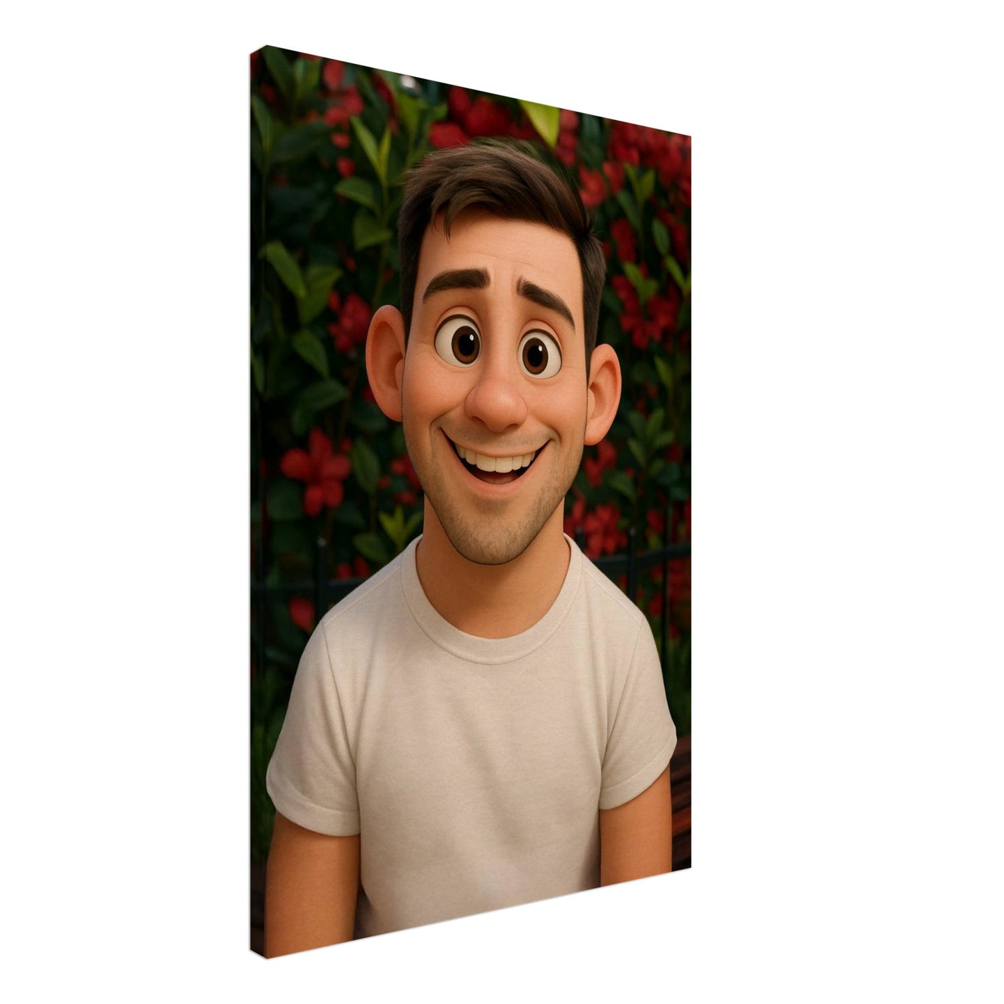 Personalized Portrait for Him – Canvas - Masterpiece Print