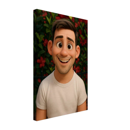 Personalized Portrait for Him – Canvas - Masterpiece Print