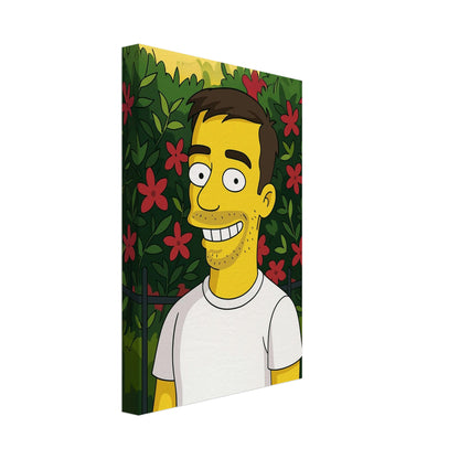 Personalized Portrait for Him – Canvas - Masterpiece Print