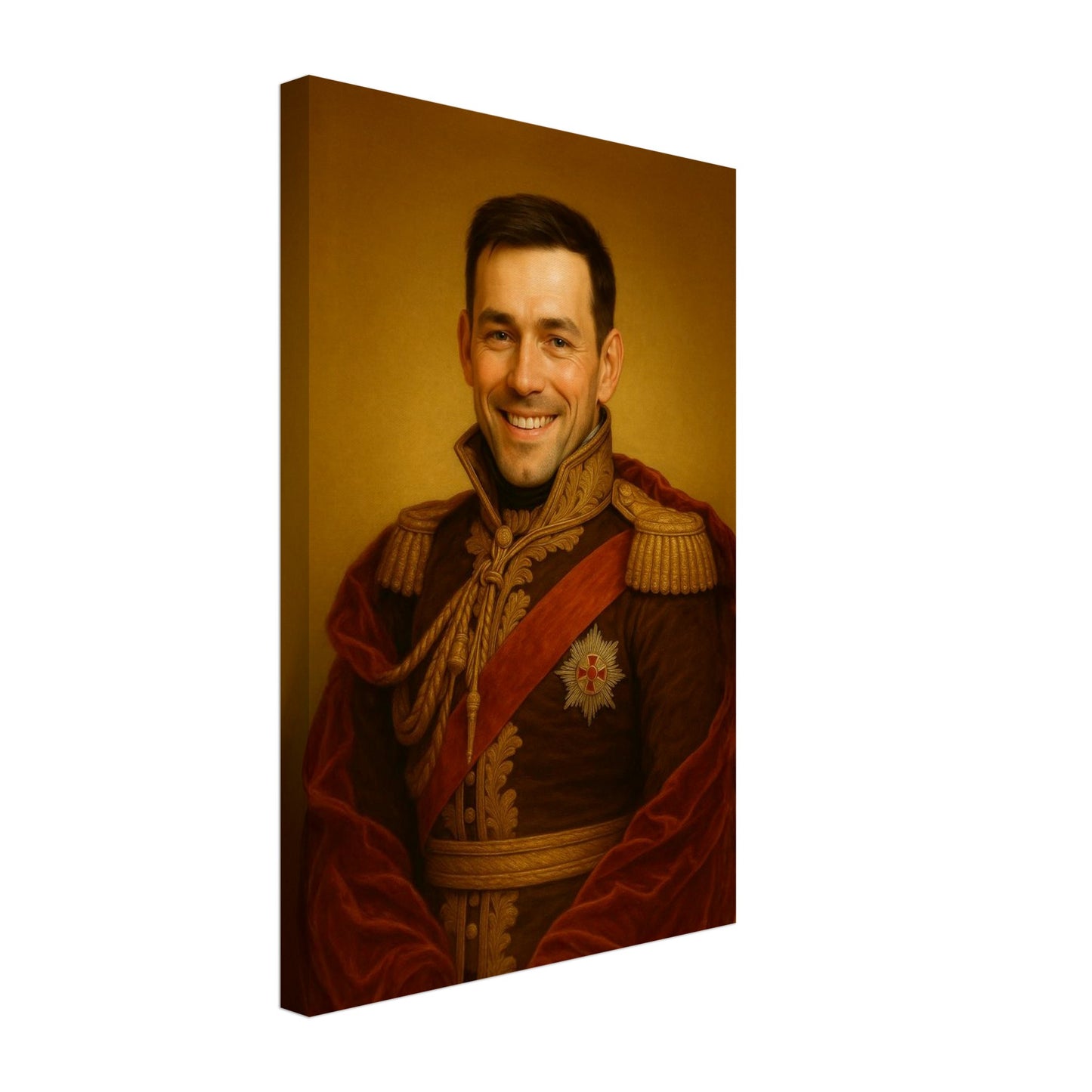 Personalized Portrait for Him – Canvas - Masterpiece Print
