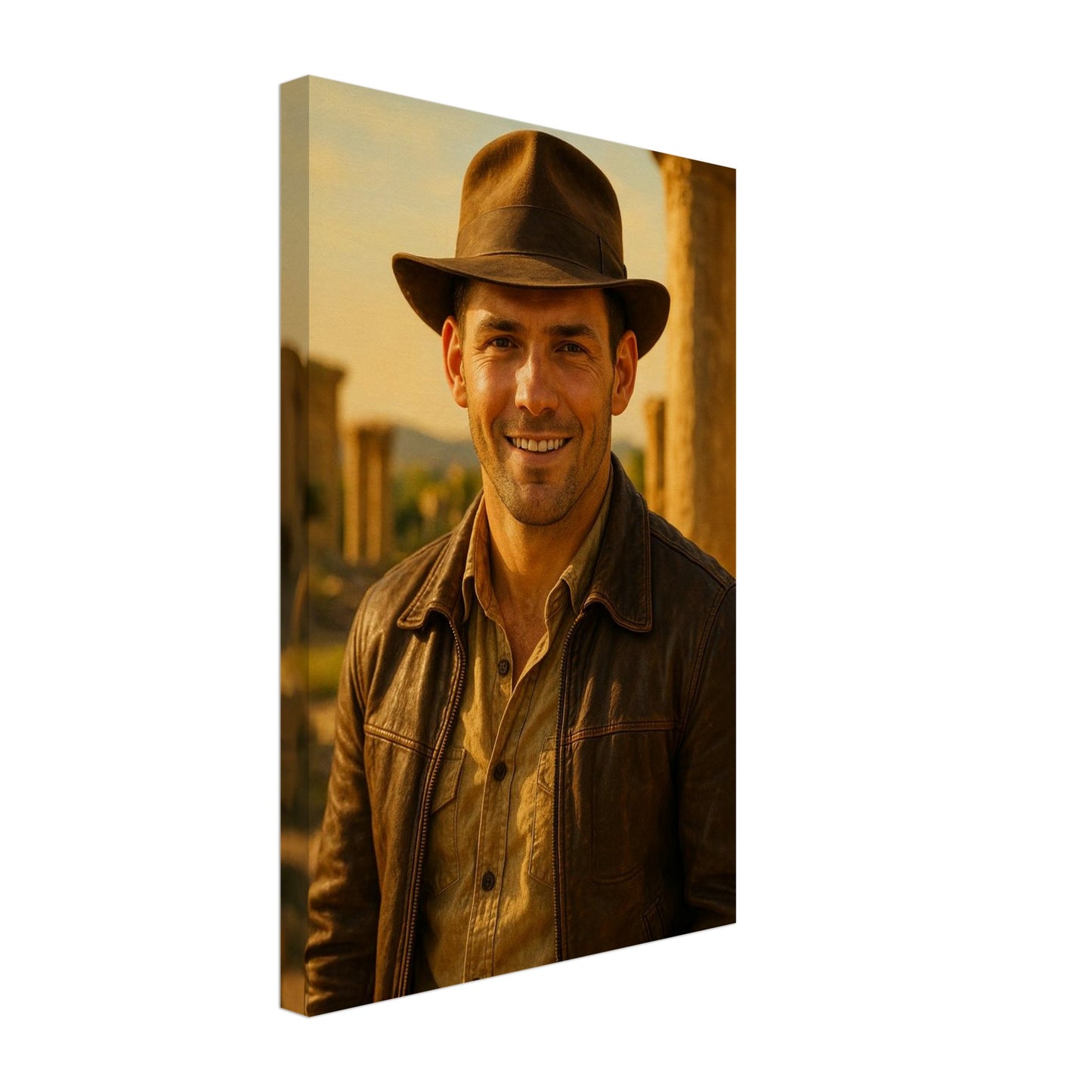 Personalized Portrait for Him – Canvas - Masterpiece Print