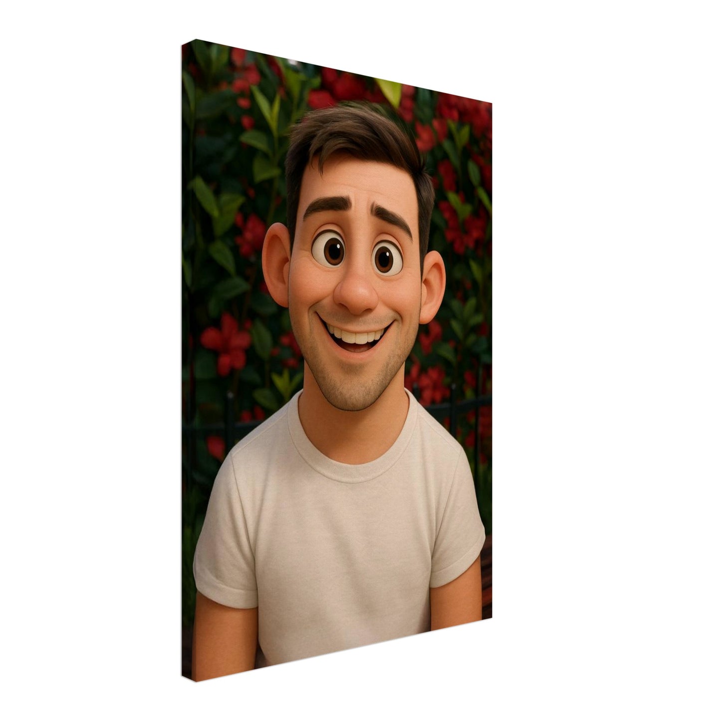 Personalized Portrait for Him – Canvas - Masterpiece Print