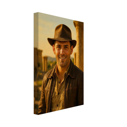 Personalized Portrait for Him – Canvas - Masterpiece Print