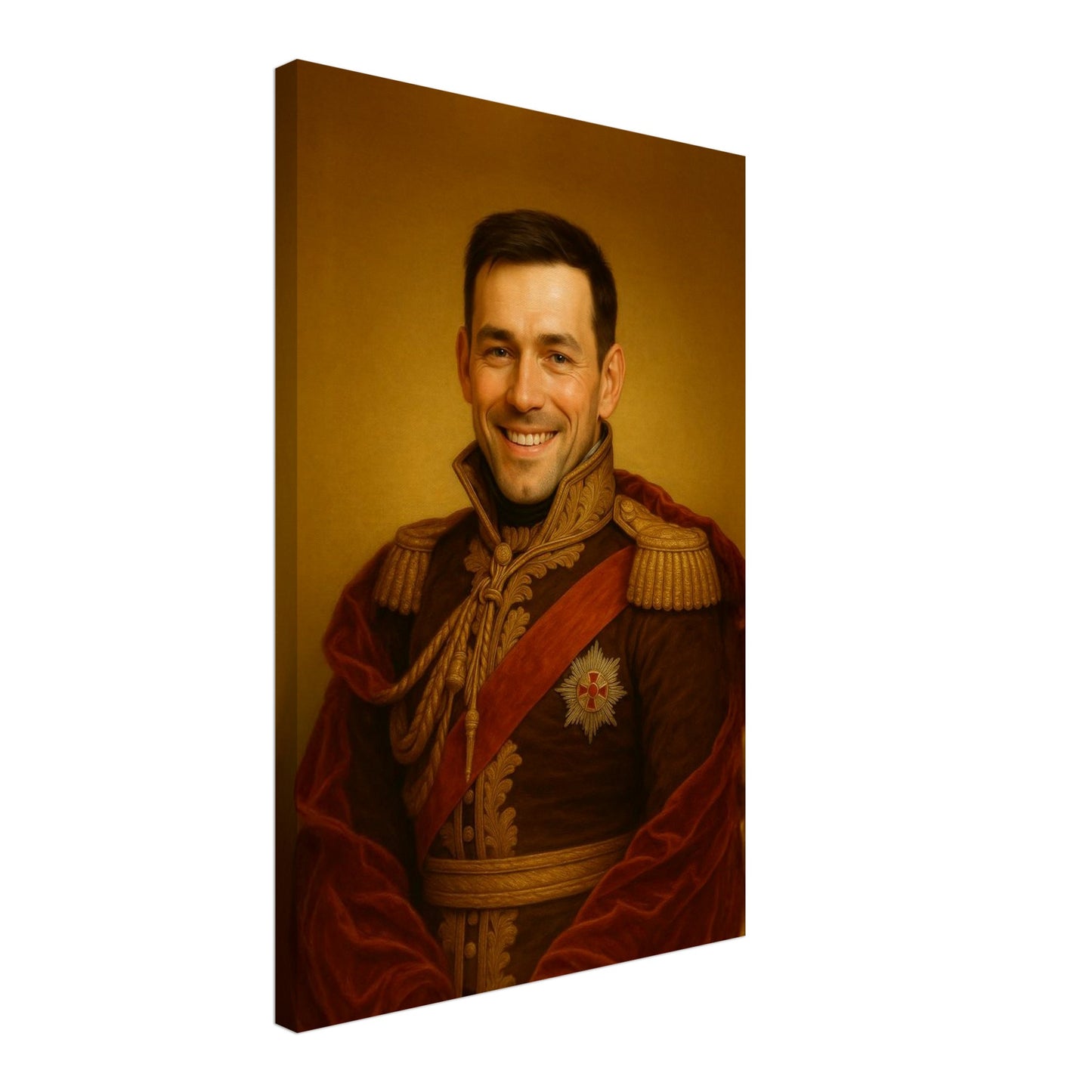 Personalized Portrait for Him – Canvas - Masterpiece Print