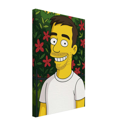 Personalized Portrait for Him – Canvas - Masterpiece Print