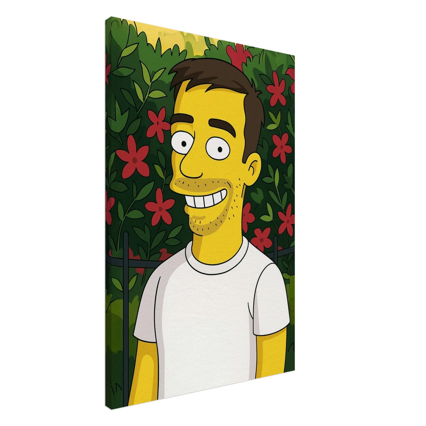 Personalized Portrait for Him – Canvas - Masterpiece Print