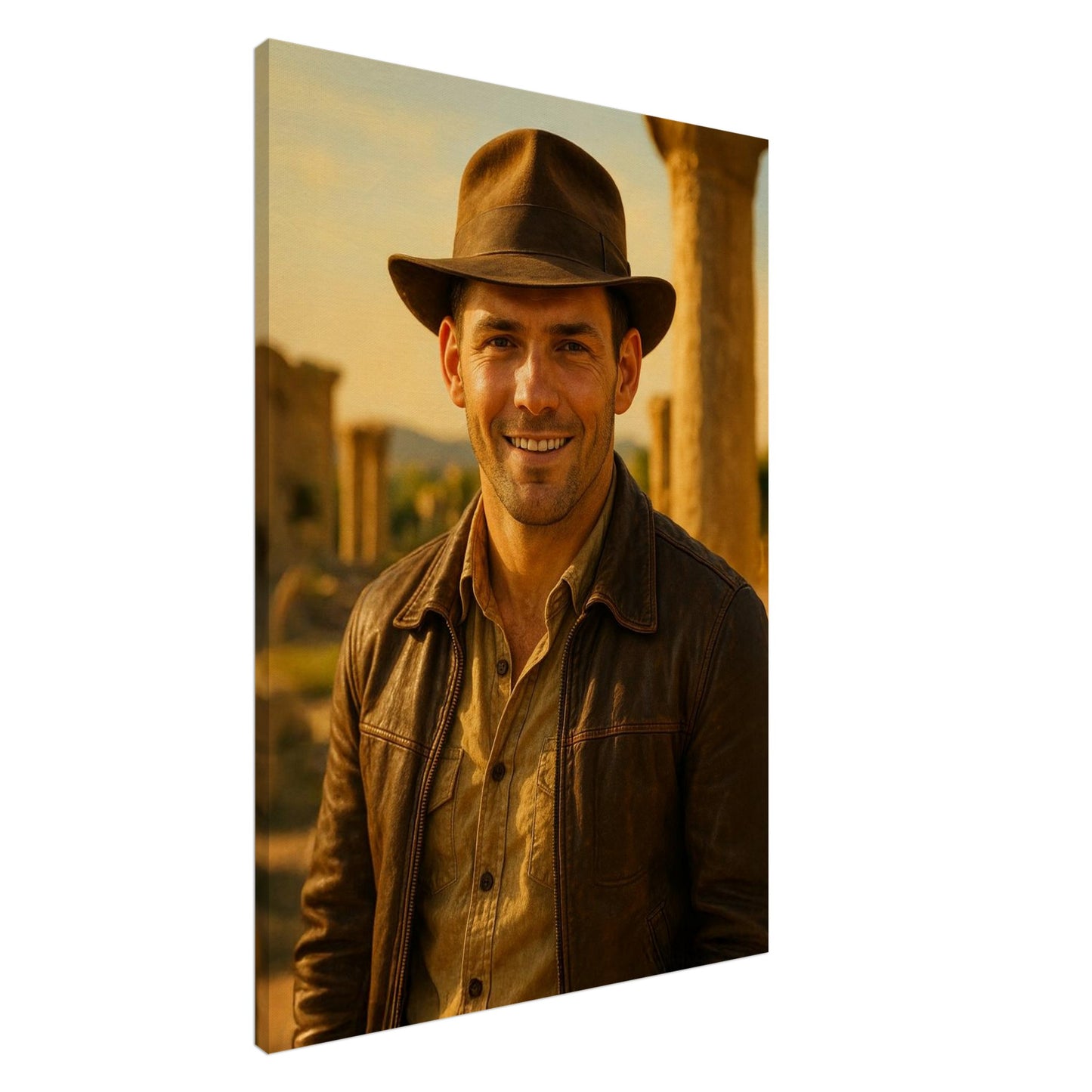 Personalized Portrait for Him – Canvas - Masterpiece Print