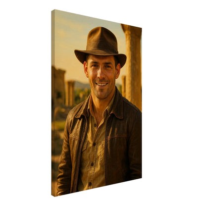 Personalized Portrait for Him – Canvas - Masterpiece Print