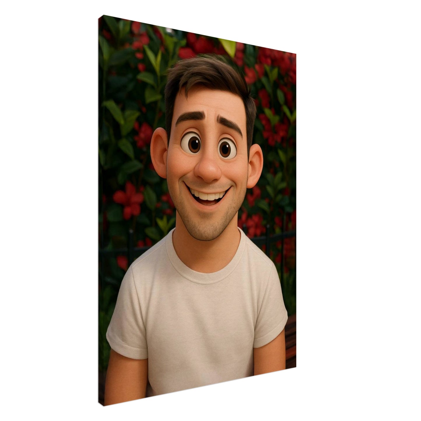 Personalized Portrait for Him – Canvas - Masterpiece Print