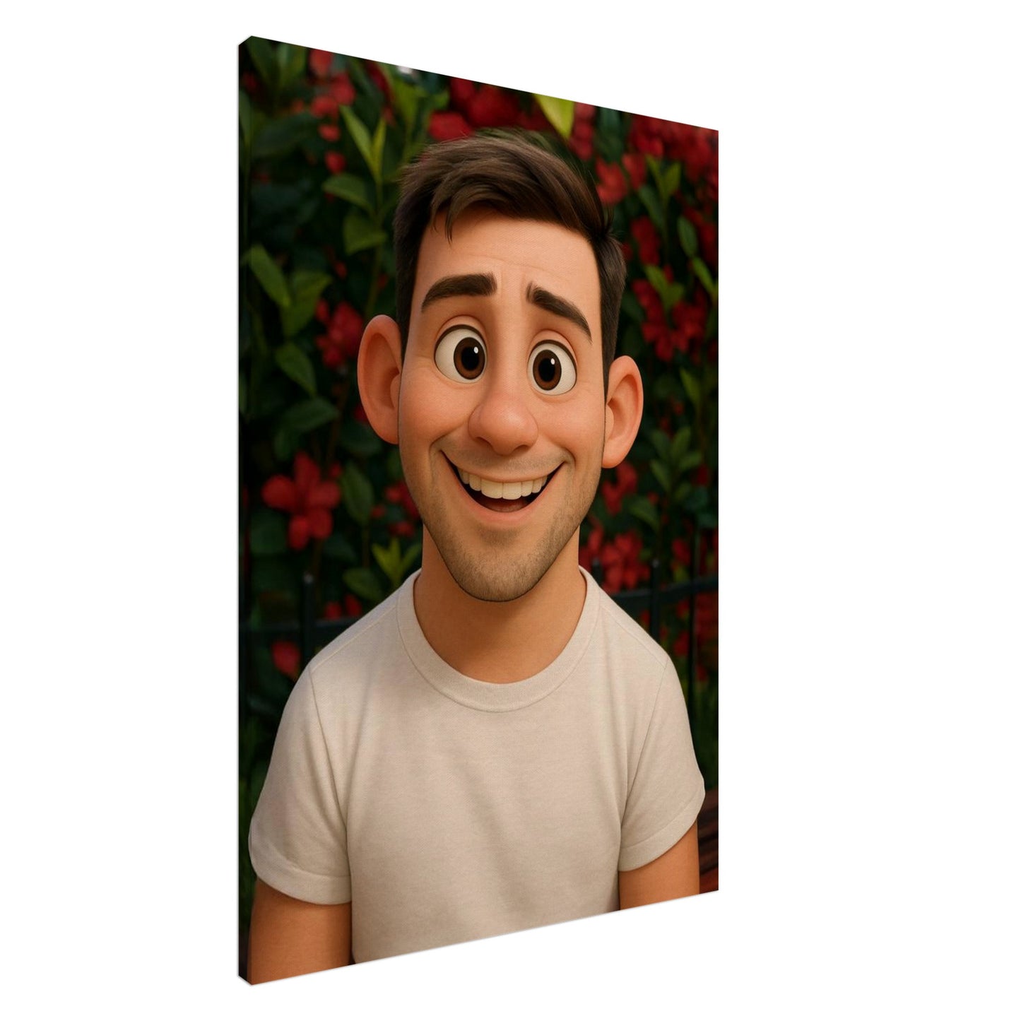 Personalized Portrait for Him – Canvas - Masterpiece Print