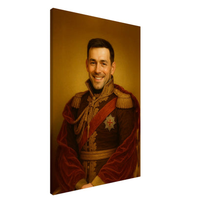 Personalized Portrait for Him – Canvas - Masterpiece Print