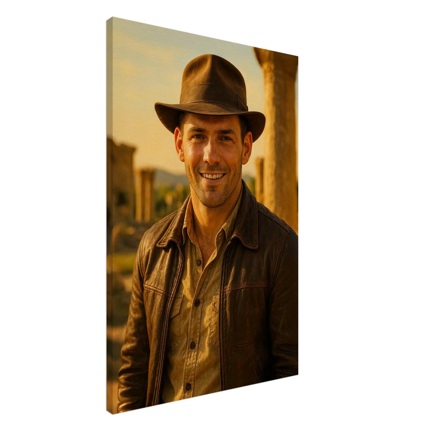Personalized Portrait for Him – Canvas - Masterpiece Print