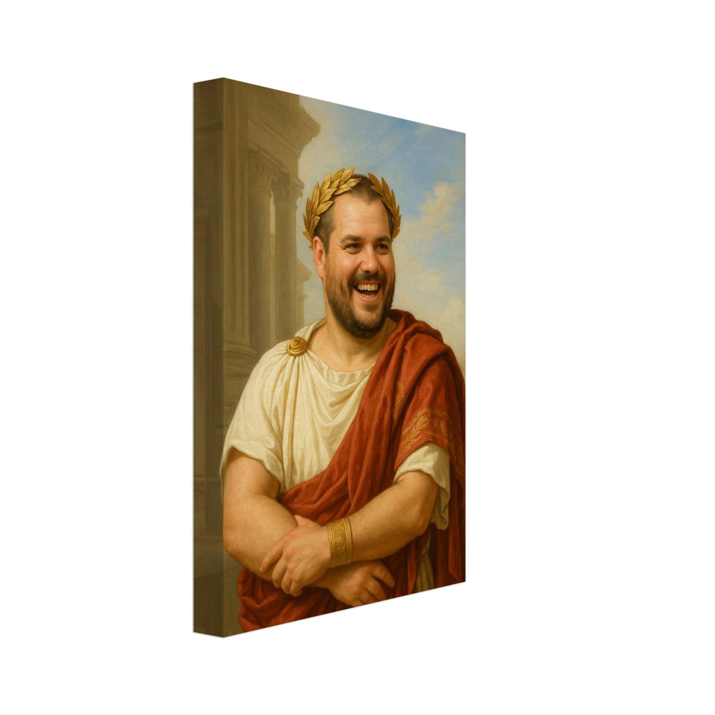 Personalized Royal Man Portrait – Canvas - Masterpiece Print