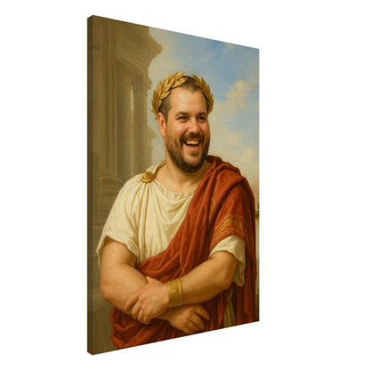 Personalized Royal Man Portrait – Canvas - Masterpiece Print