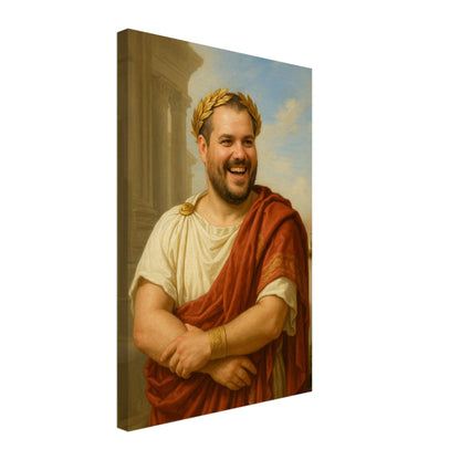 Personalized Royal Man Portrait – Canvas - Masterpiece Print