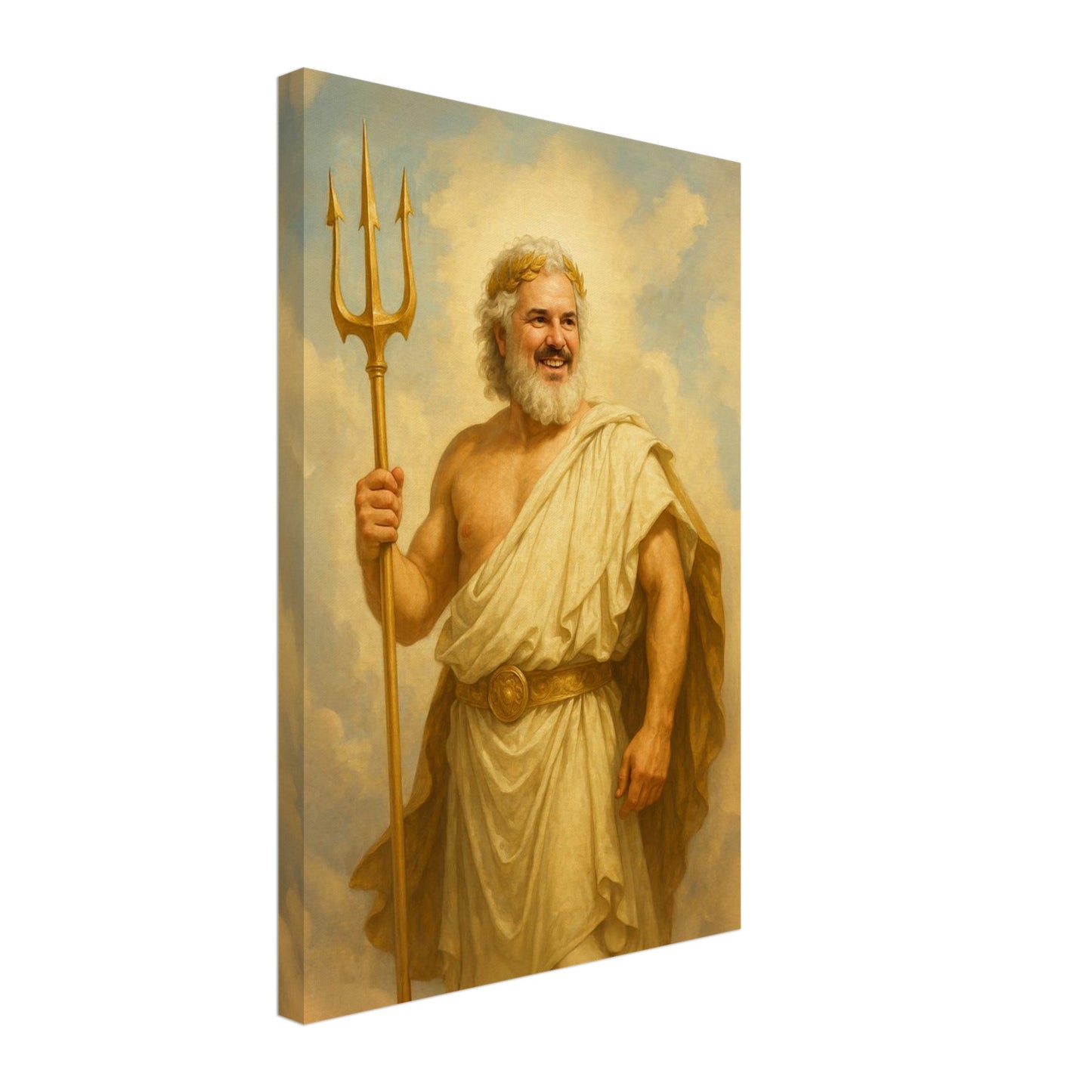 Personalized Royal Man Portrait – Canvas - Masterpiece Print