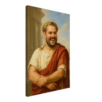 Personalized Royal Man Portrait – Canvas - Masterpiece Print