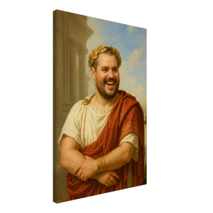 Personalized Royal Man Portrait – Canvas - Masterpiece Print