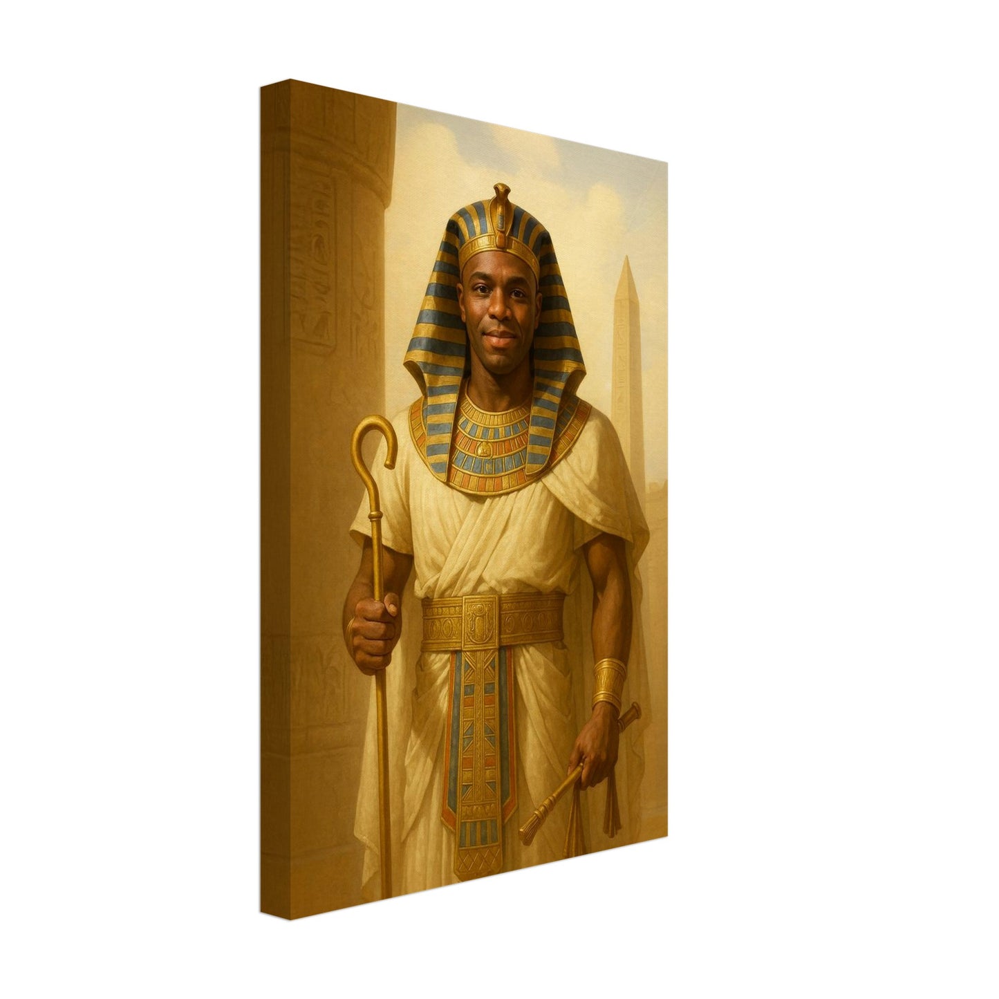Personalized Royal Man Portrait – Canvas - Masterpiece Print